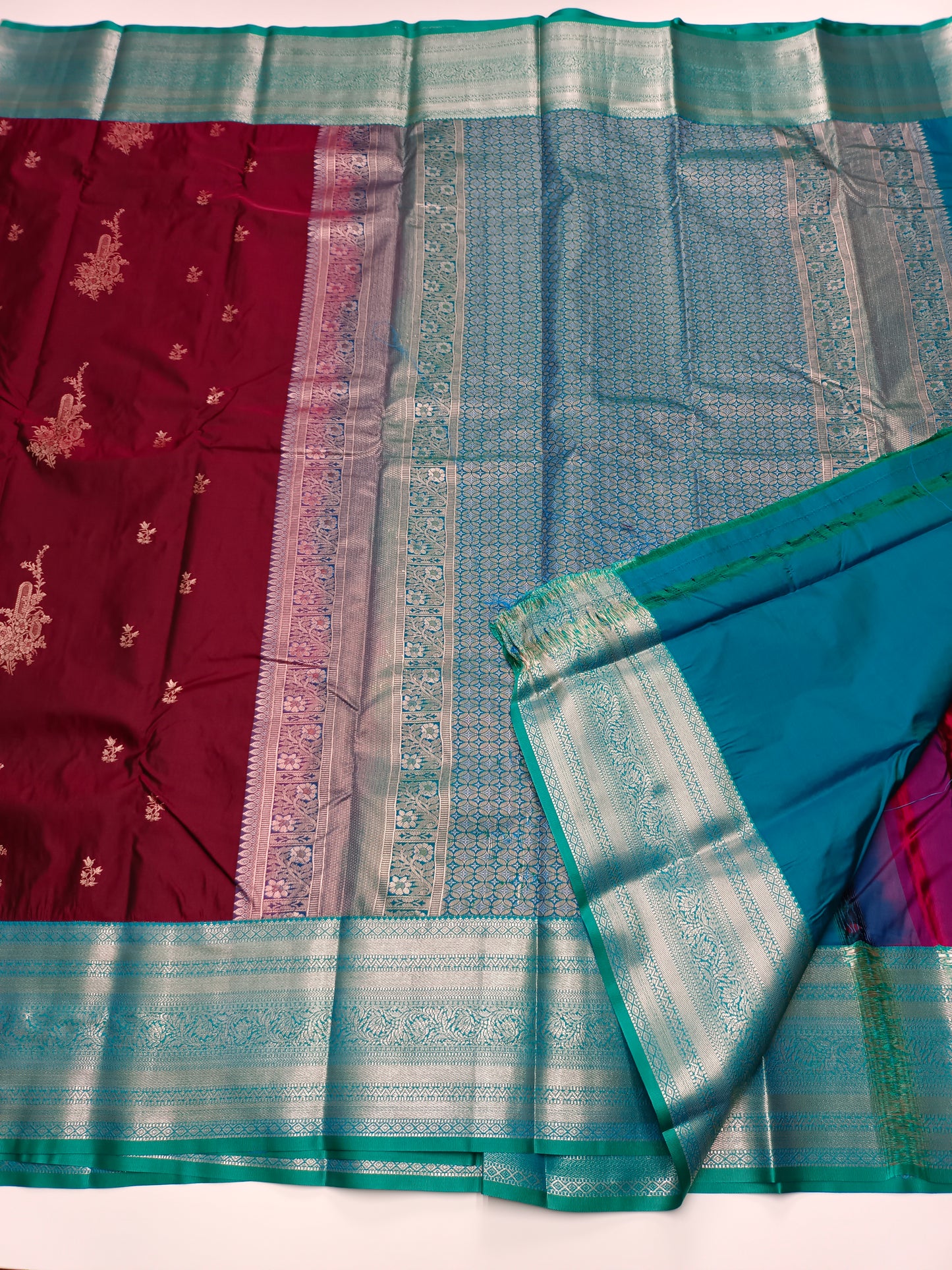 KANCHIPURAM SEMI SILK SAREE