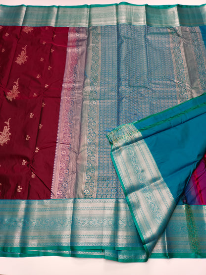 KANCHIPURAM SEMI SILK SAREE