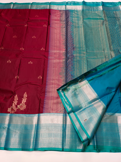 KANCHIPURAM SEMI SILK SAREE