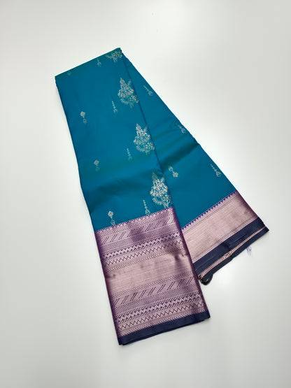 KANCHIPURAM SEMI SILK SAREE