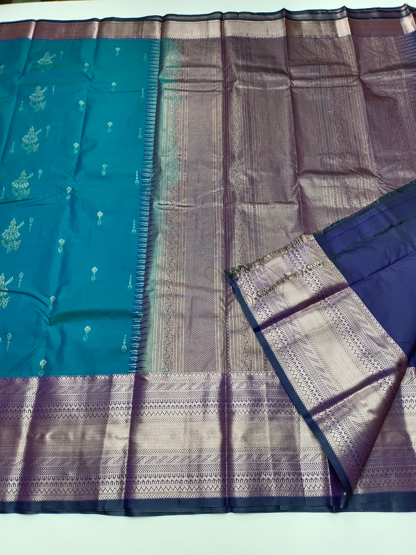 KANCHIPURAM SEMI SILK SAREE