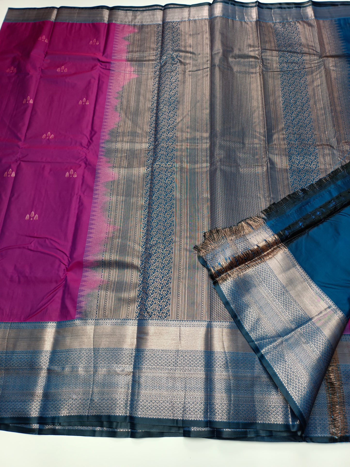 KANCHIPURAM SEMI SILK SAREE