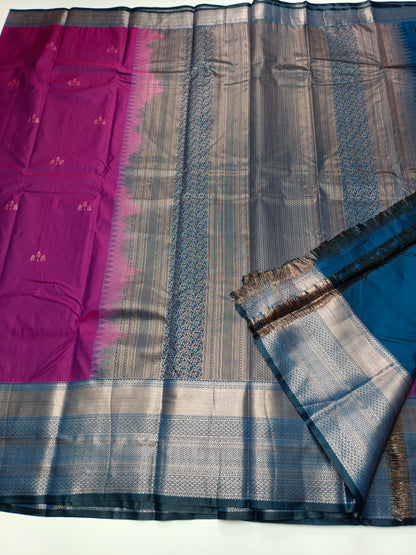 KANCHIPURAM SEMI SILK SAREE