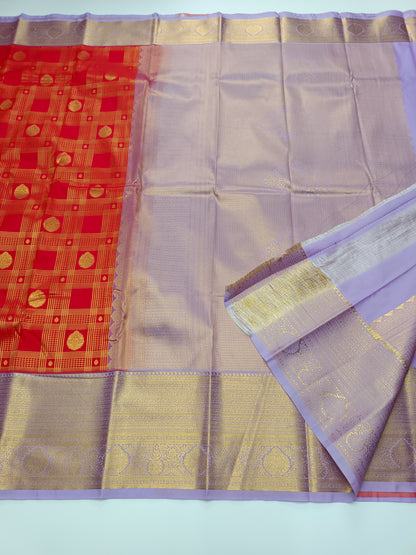 KANCHIPURAM SEMI SILK SAREE