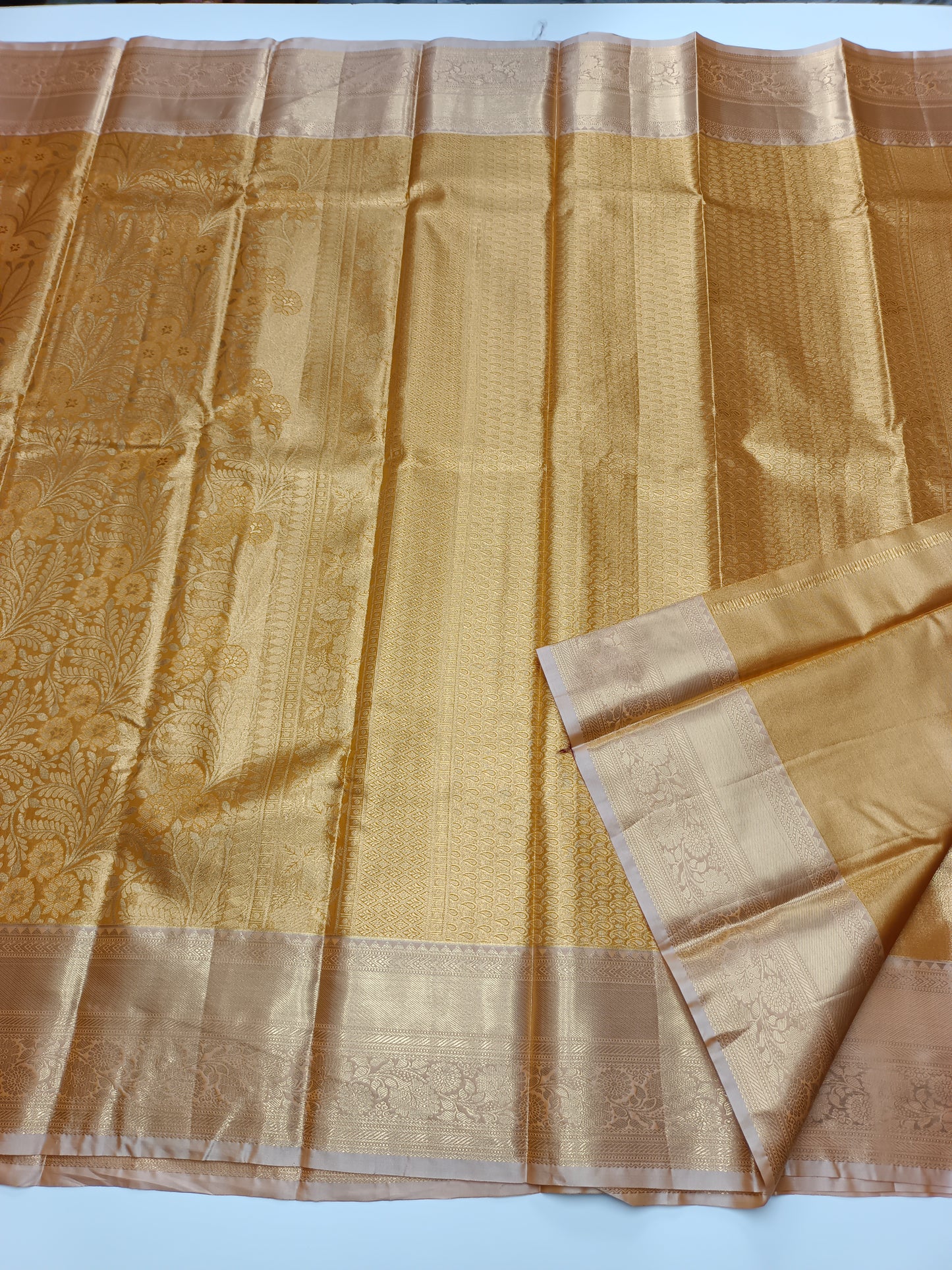 FANCY TISSUE BROCADE SAREE