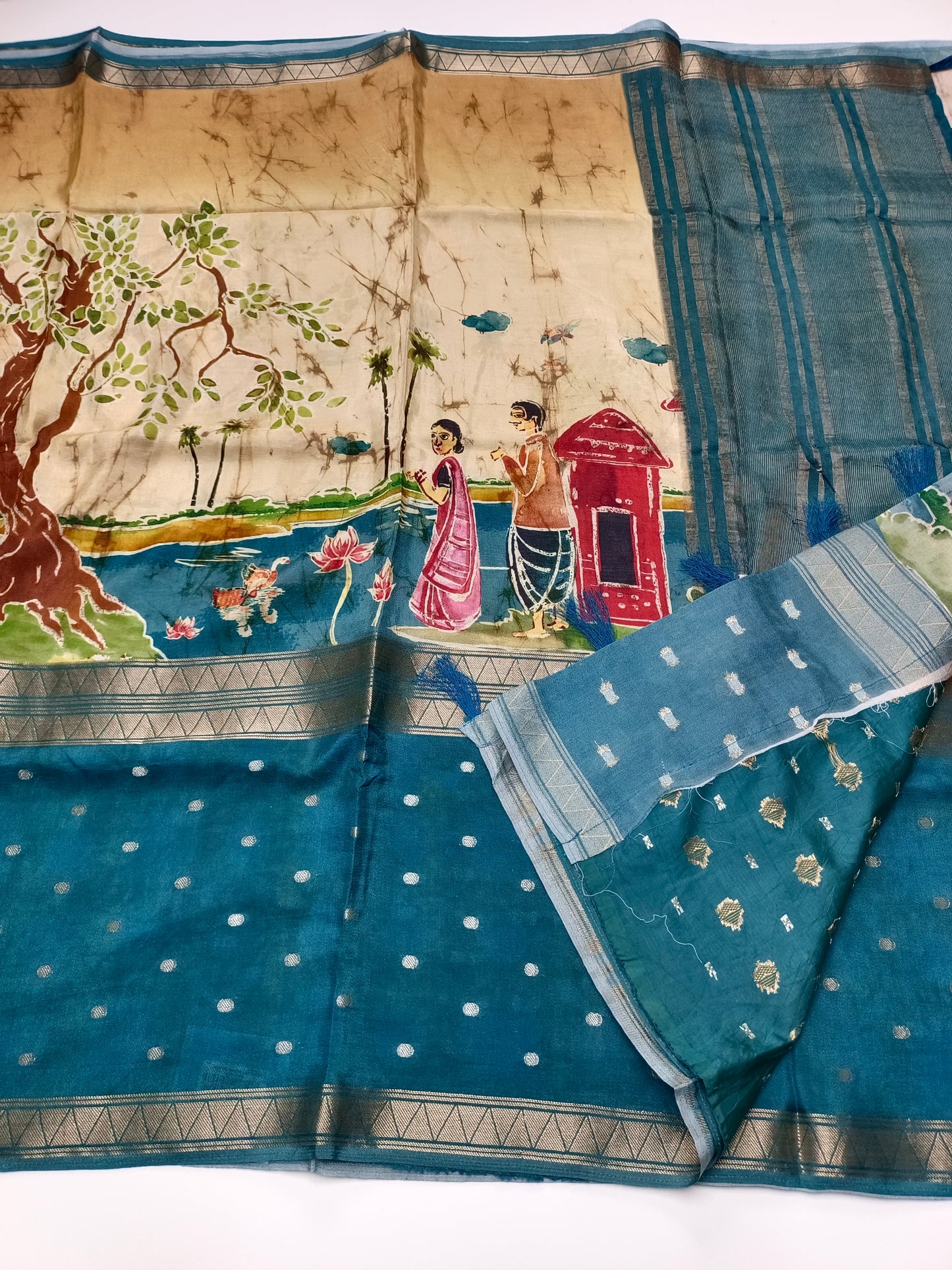 2D FANCY KALAMKARI SAREE