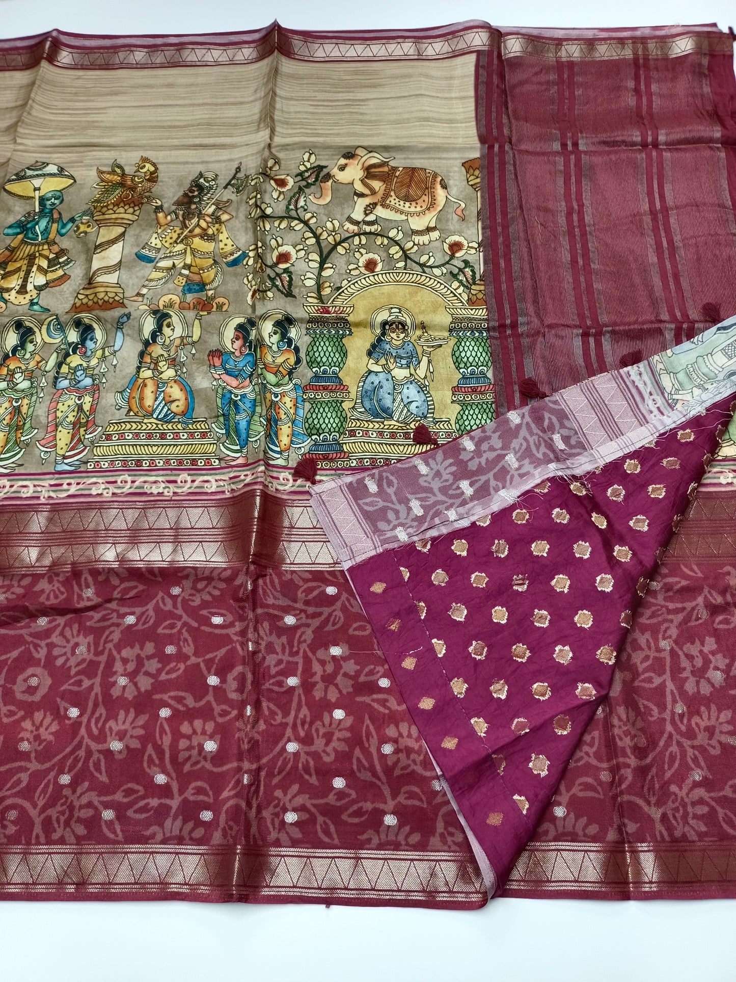 2D FANCY KALAMKARI SAREE