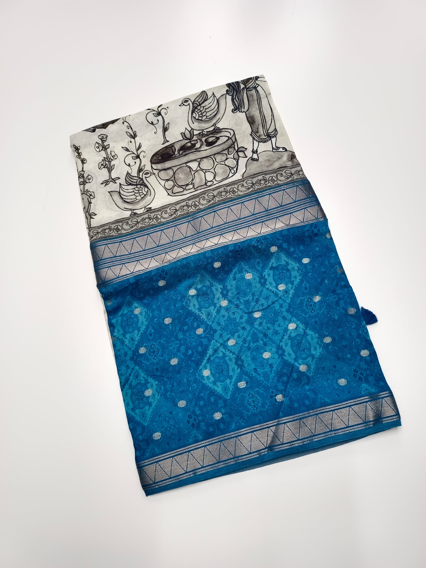 2D FANCY KALAMKARI SAREE