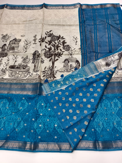 2D FANCY KALAMKARI SAREE