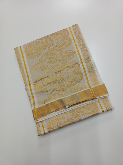 FANCY KERALA COTTON SAREE