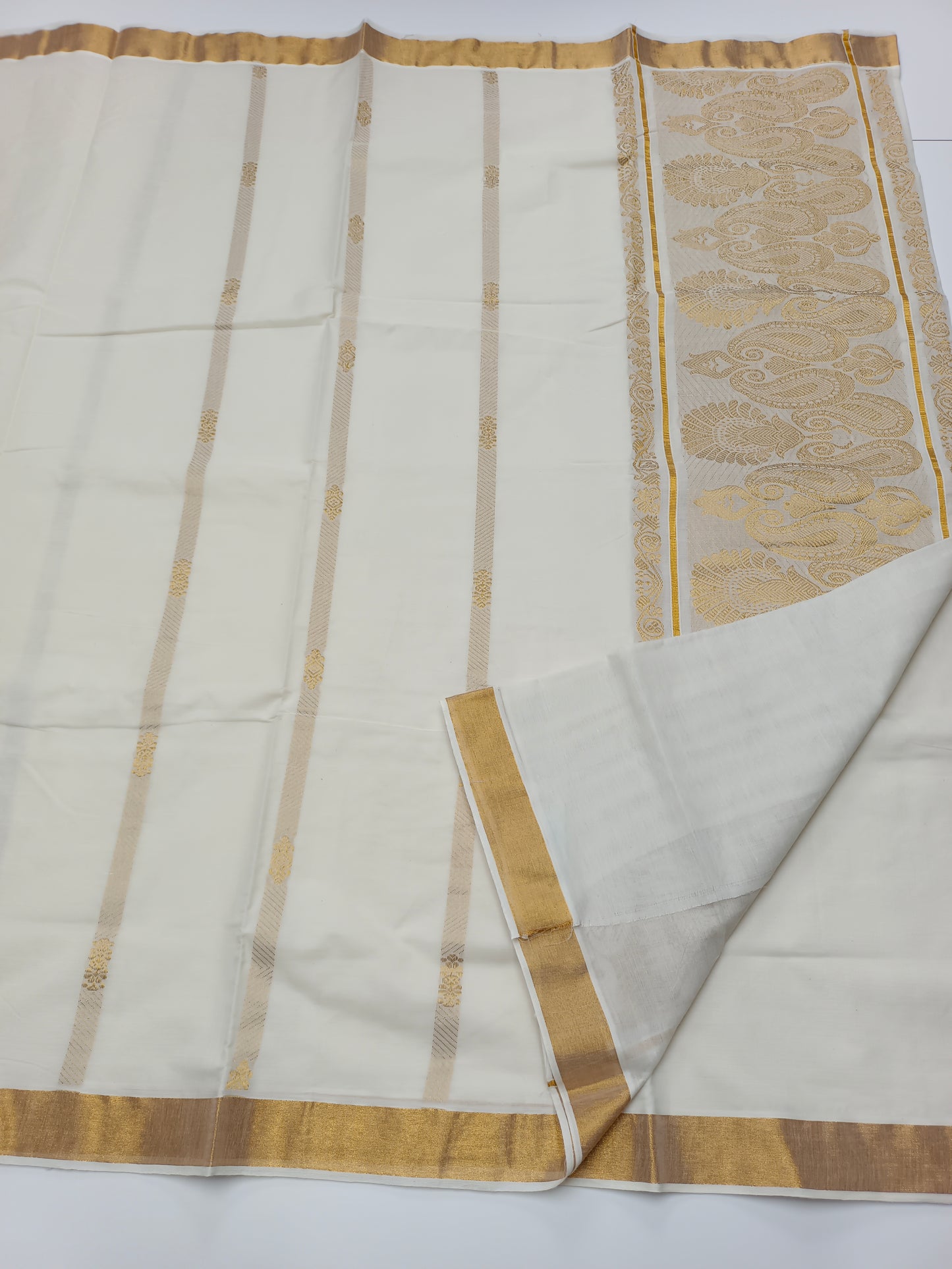 FANCY KERALA COTTON SAREE
