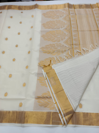 FANCY KERALA COTTON SAREE
