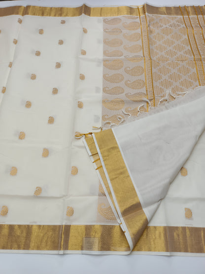 FANCY KERALA COTTON SAREE