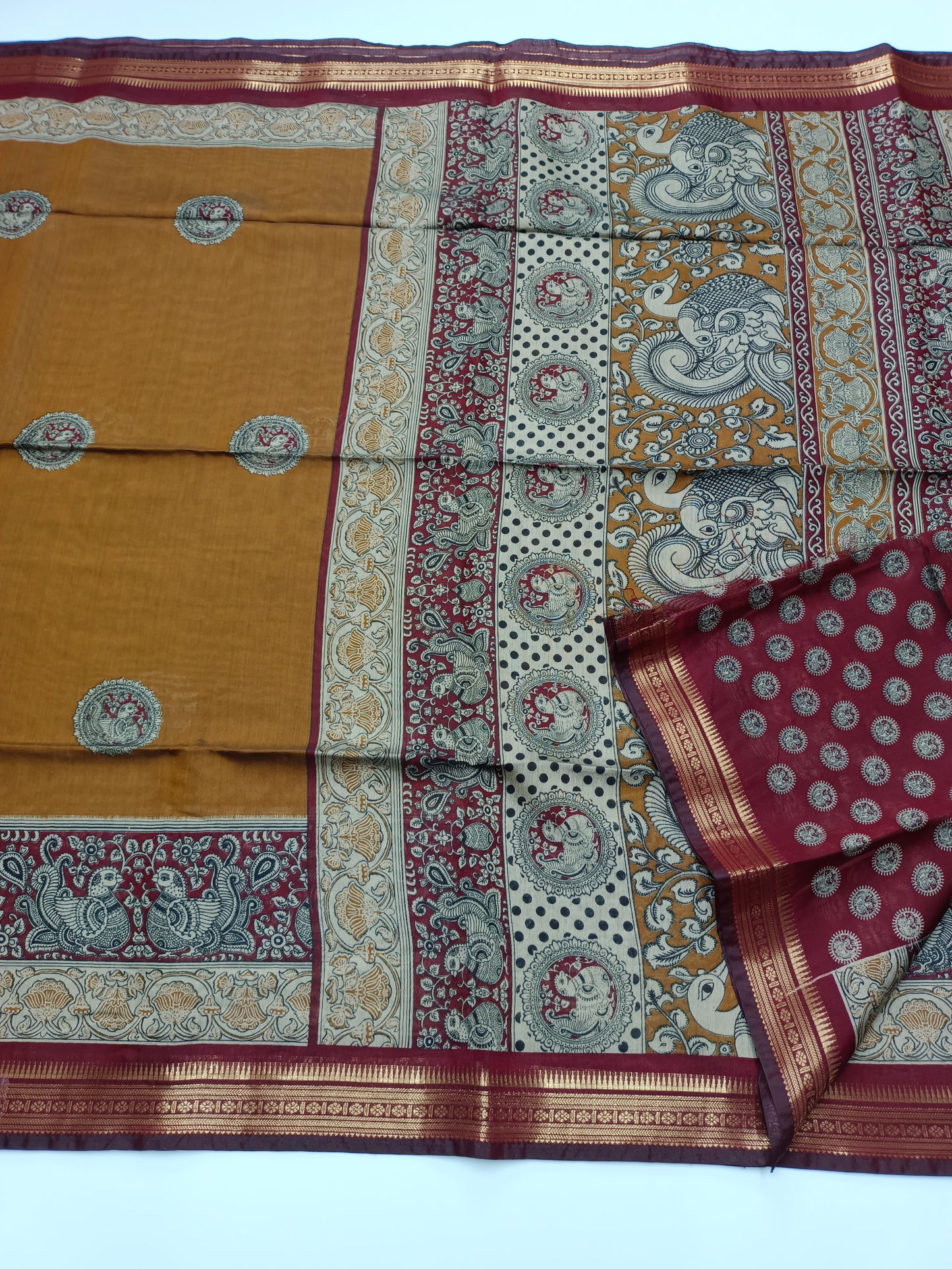 FANCY ASSAM COTTON SAREE