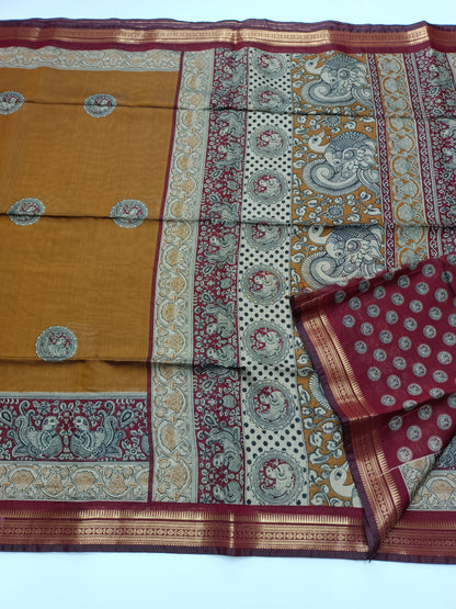 FANCY ASSAM COTTON SAREE