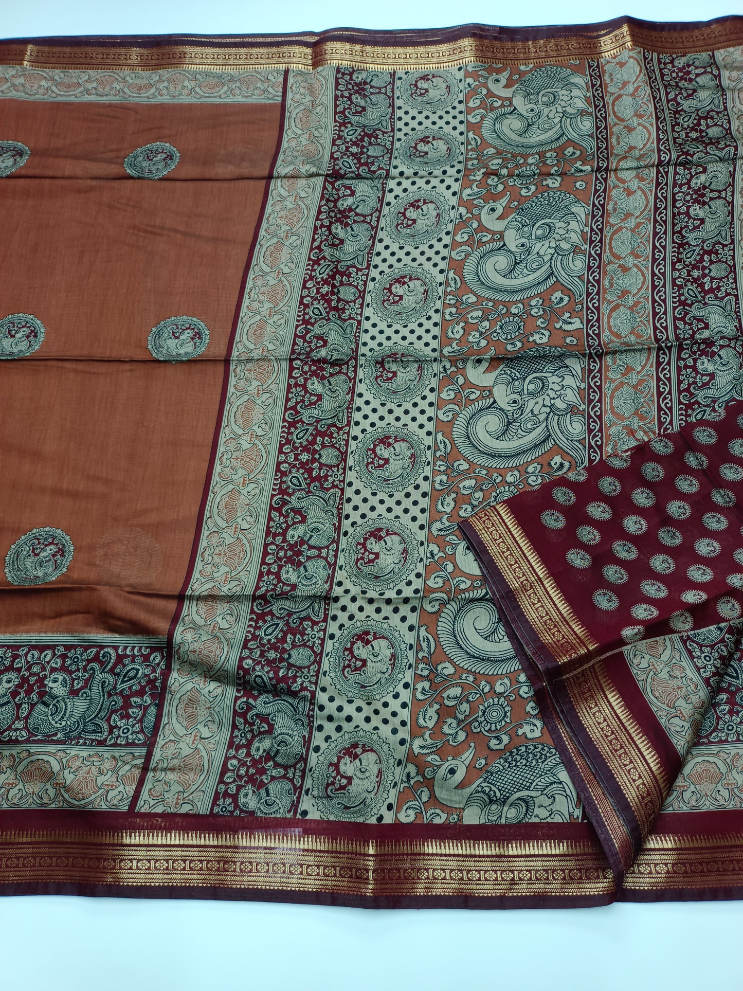 FANCY ASSAM COTTON SAREE