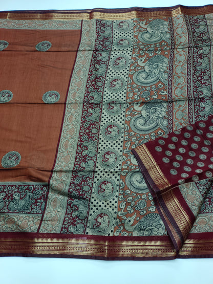 FANCY ASSAM COTTON SAREE