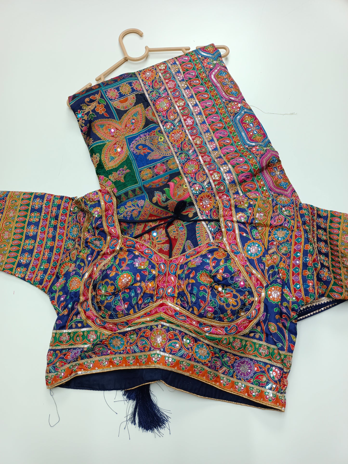 FANCY RAJWADI SAREE WITH READY BLOUSE