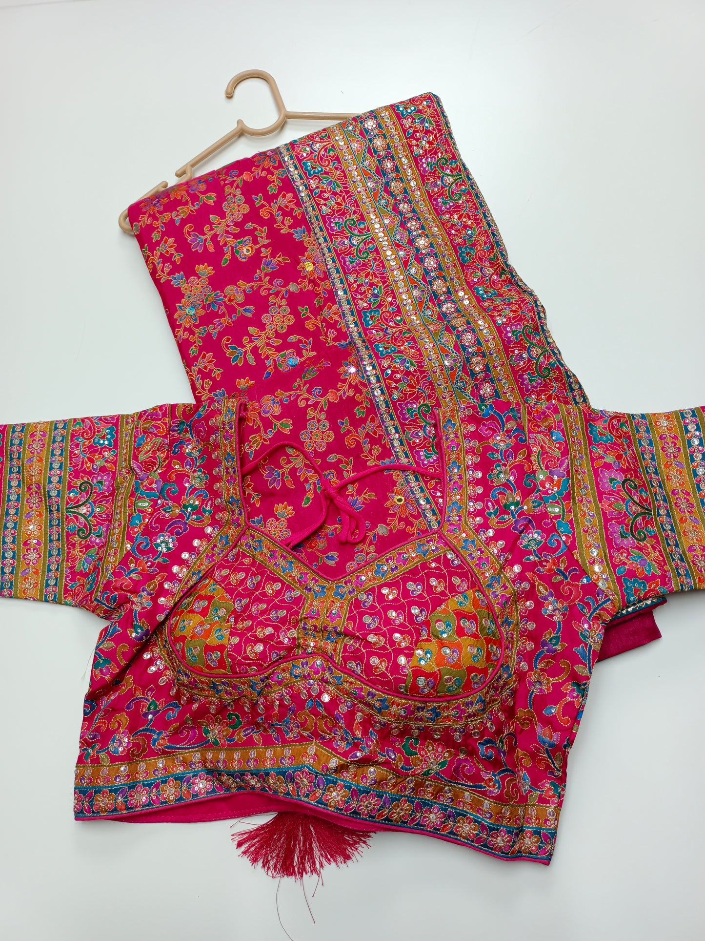 FANCY RAJWADI SAREE WITH READY BLOUSE