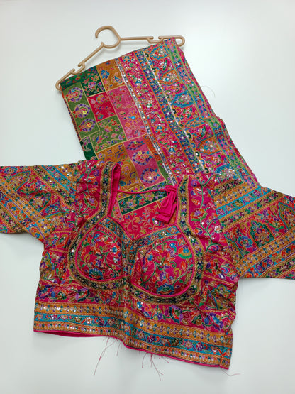 FANCY RAJWADI SAREE WITH READY BLOUSE