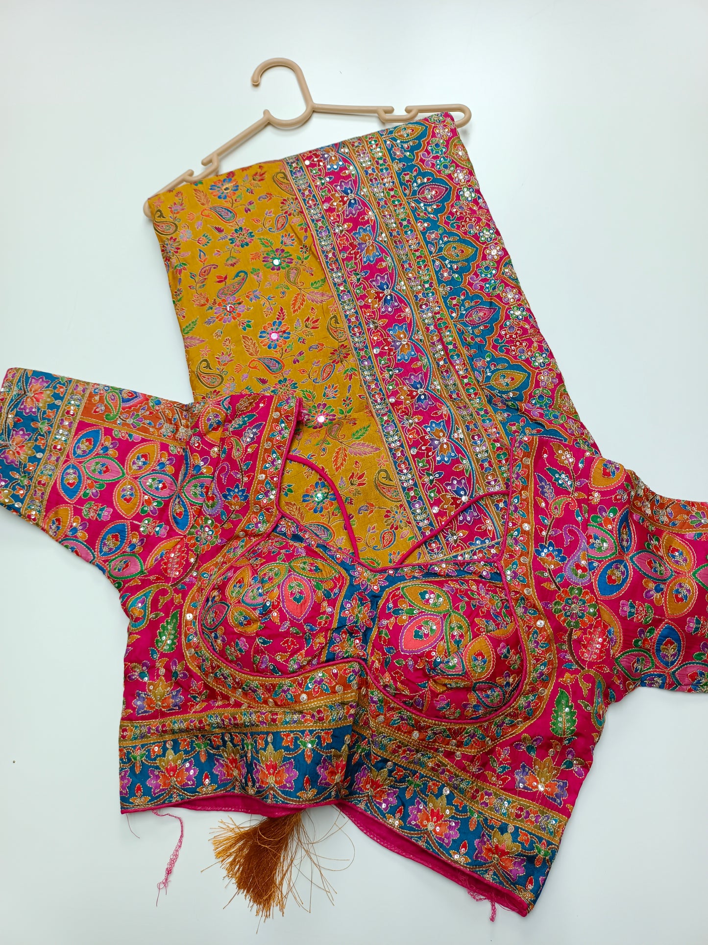 FANCY RAJWADI SAREE WITH READY BLOUSE