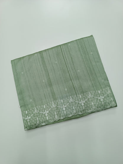 FANCY TUSSER SILK SAREE