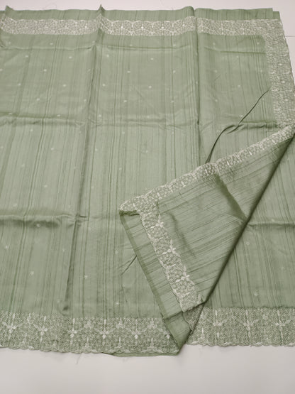 FANCY TUSSER SILK SAREE