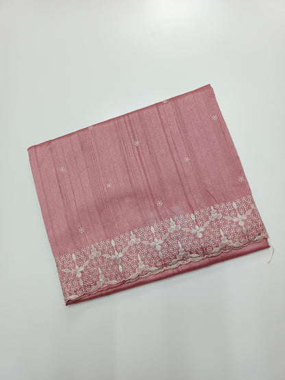 FANCY TUSSER SILK SAREE