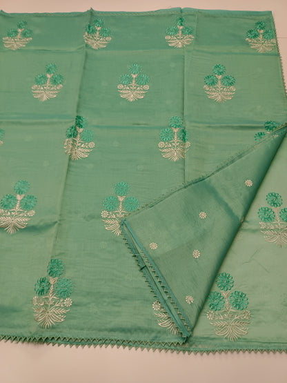 FANCY SUPERNET SAREE