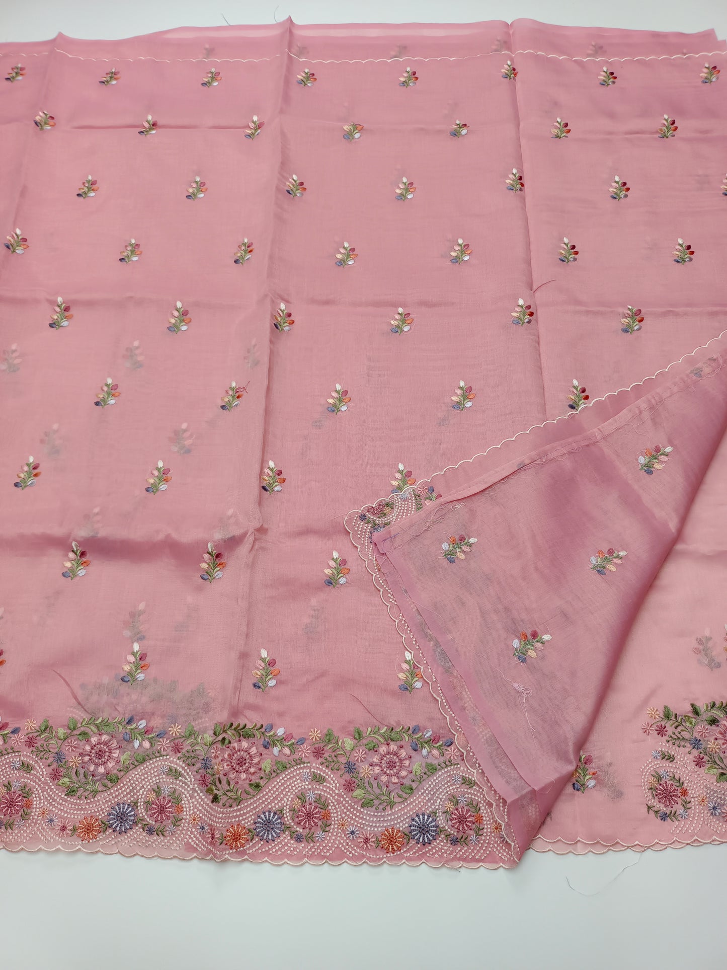 FANCY SUPERNET SAREE