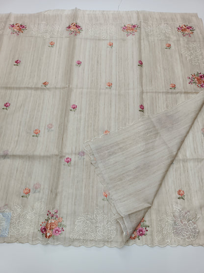 FANCY SUPERNET SAREE