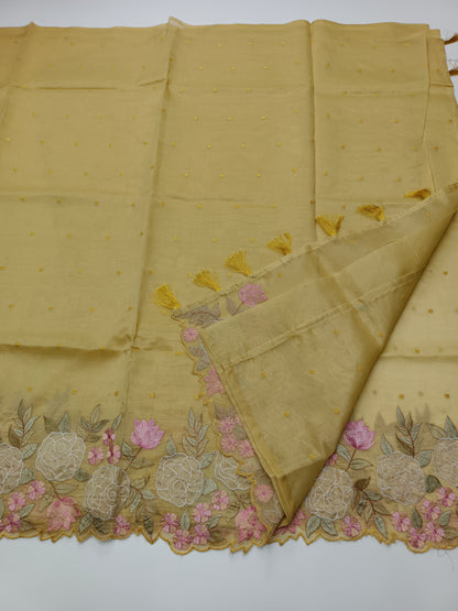 FANCY SUPERNET SAREE