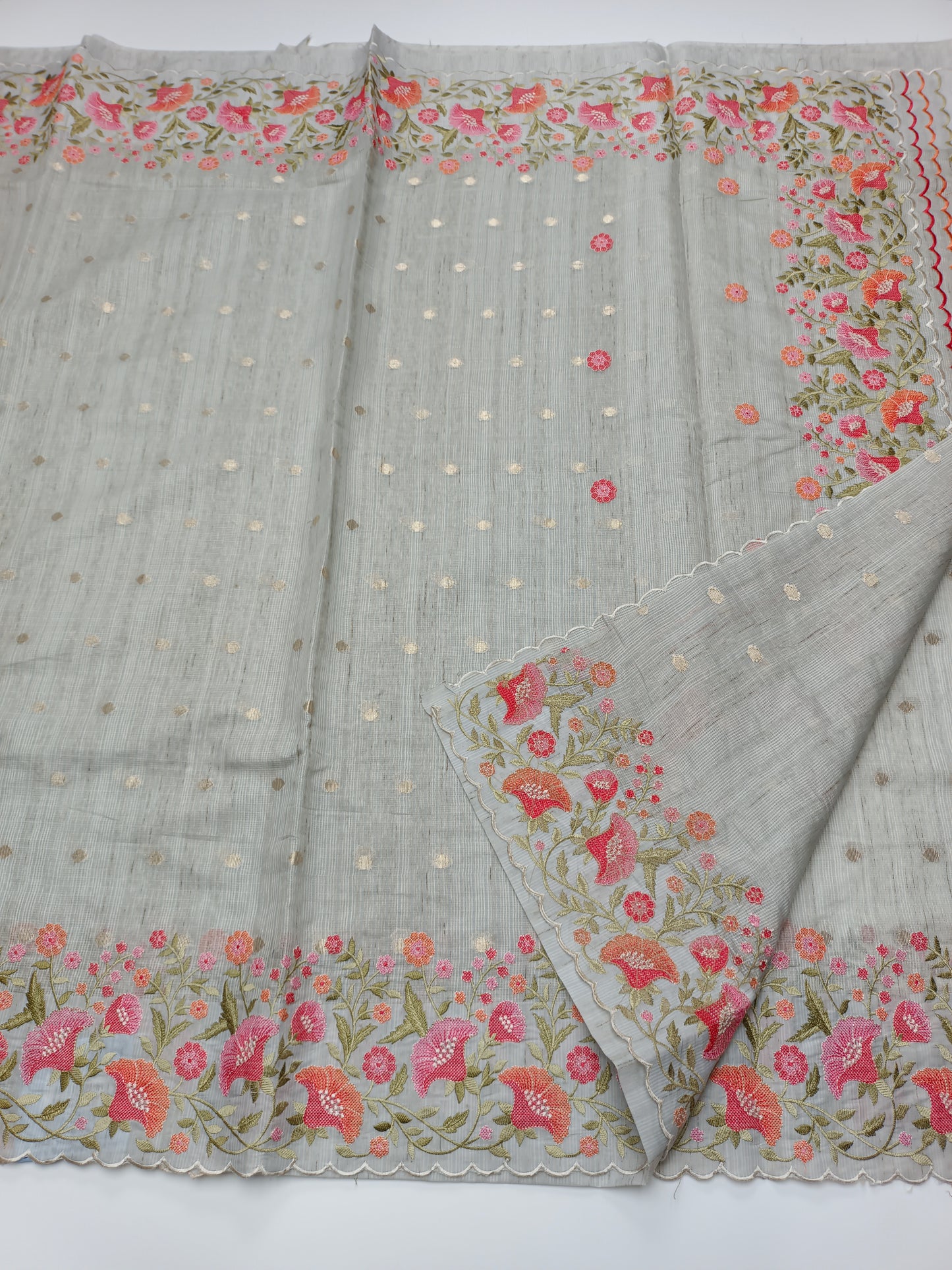 FANCY SUPERNET SAREE