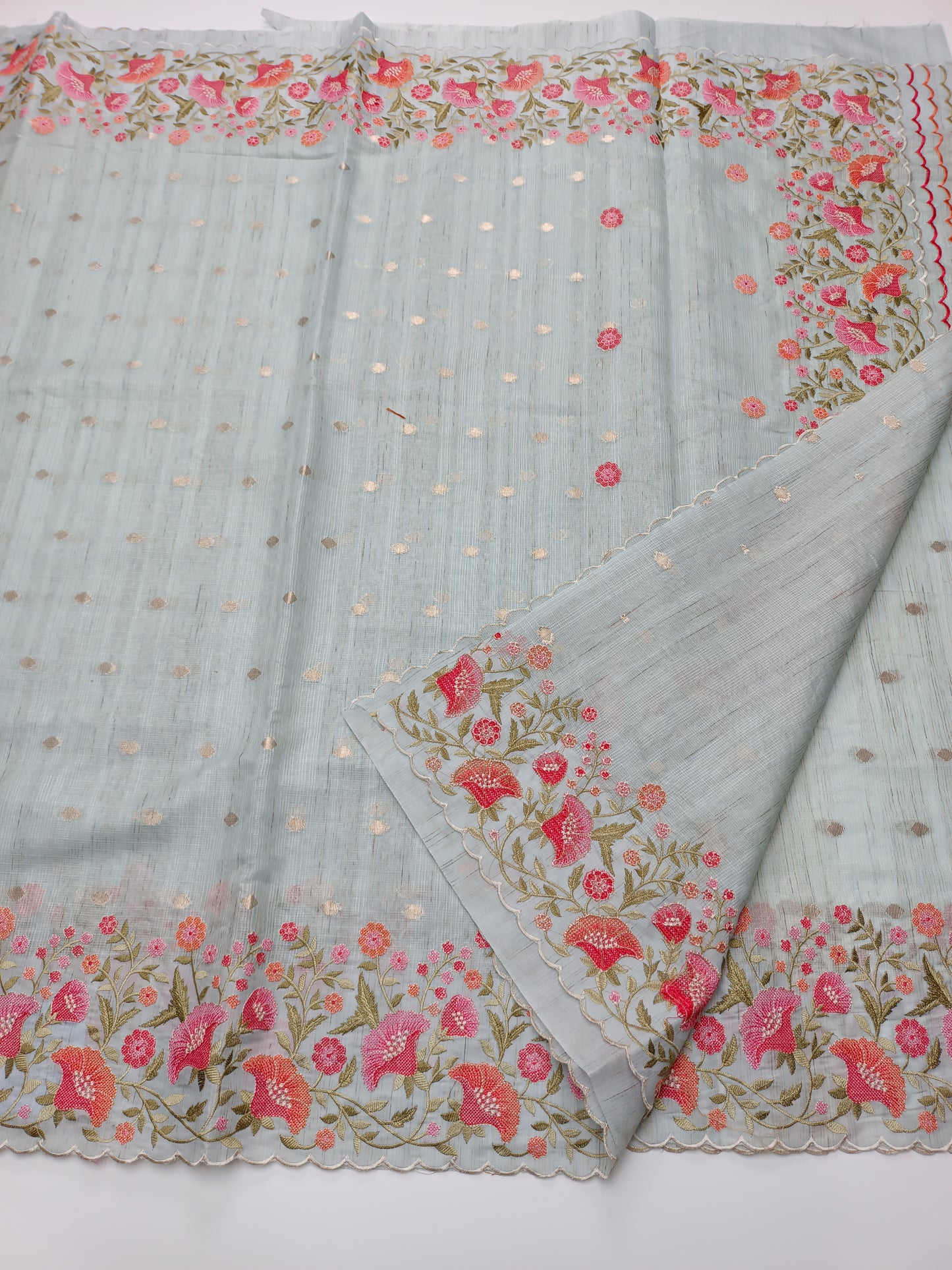FANCY SUPERNET SAREE