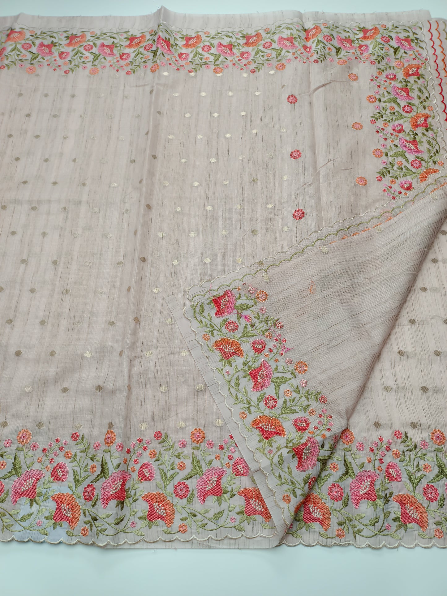 FANCY SUPERNET SAREE