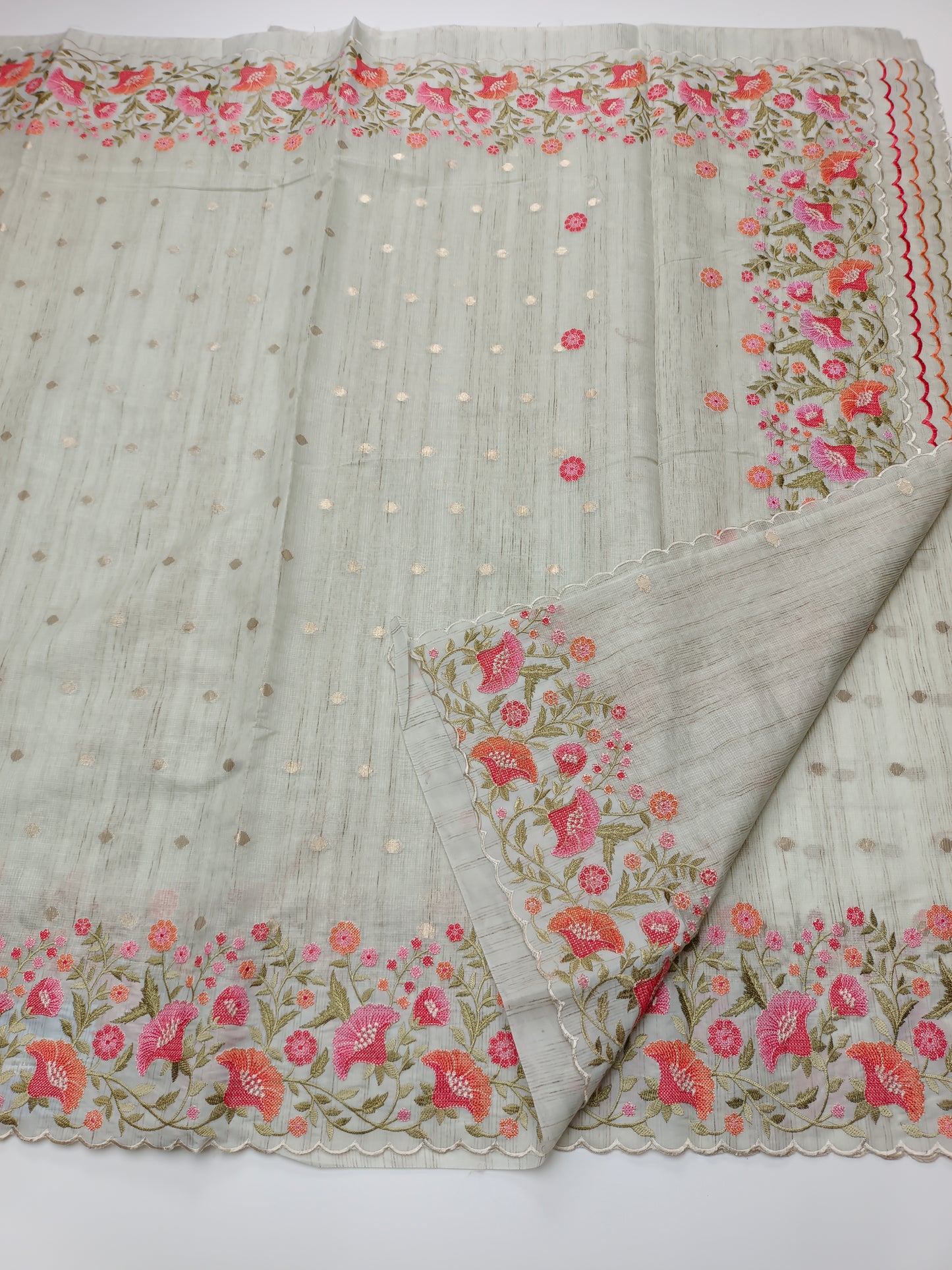 FANCY SUPERNET SAREE
