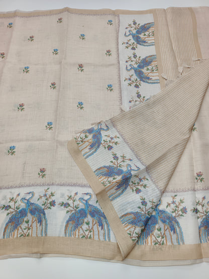 FANCY LENIN SAREE
