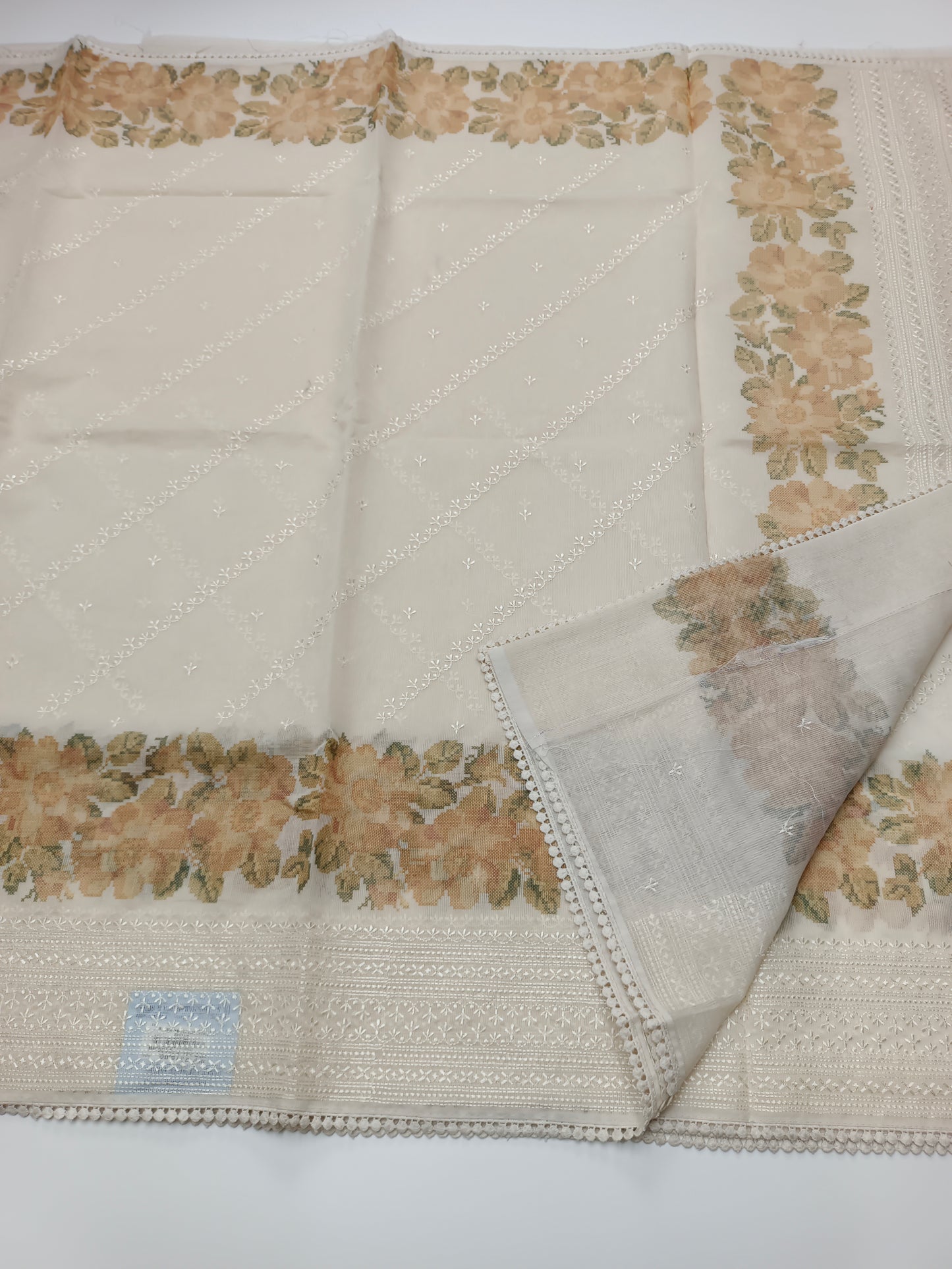 FANCY SUPERNET SAREE