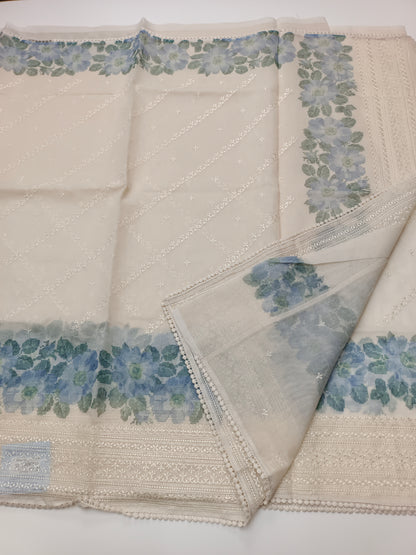 FANCY SUPERNET SAREE