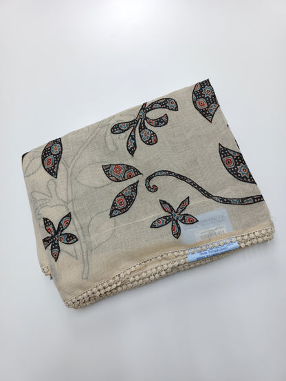 FANCY SUPERNET SAREE