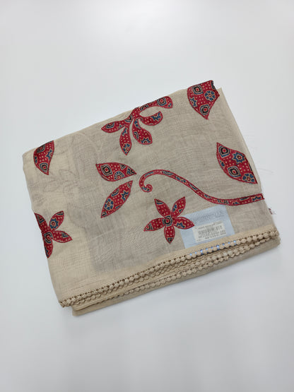 FANCY SUPERNET SAREE