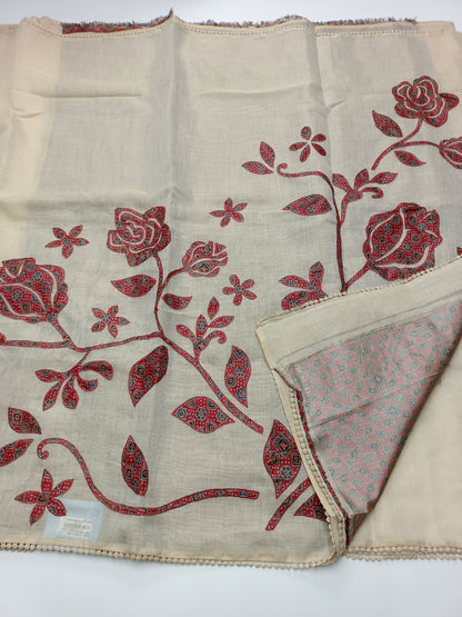 FANCY SUPERNET SAREE