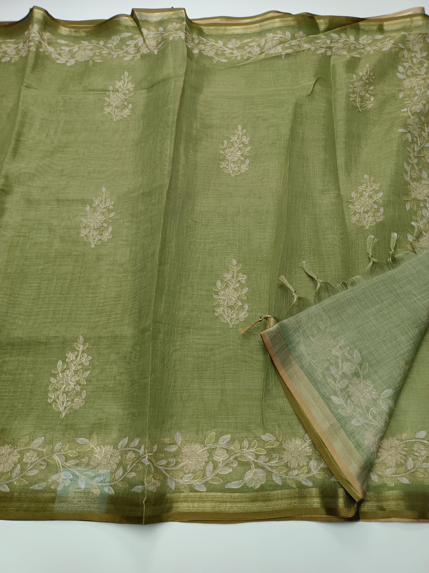 FANCY SUPERNET SAREE