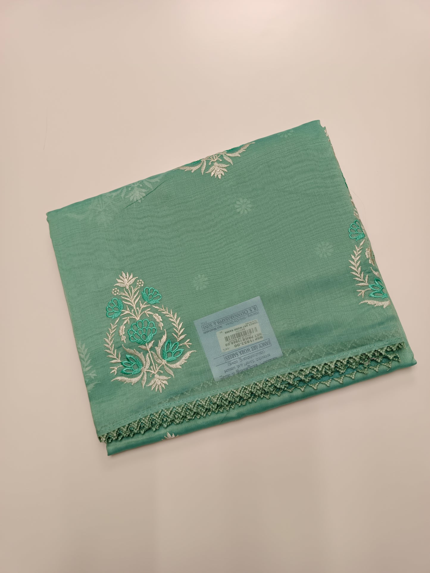 FANCY SUPERNET SAREE