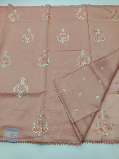 FANCY SUPERNET SAREE