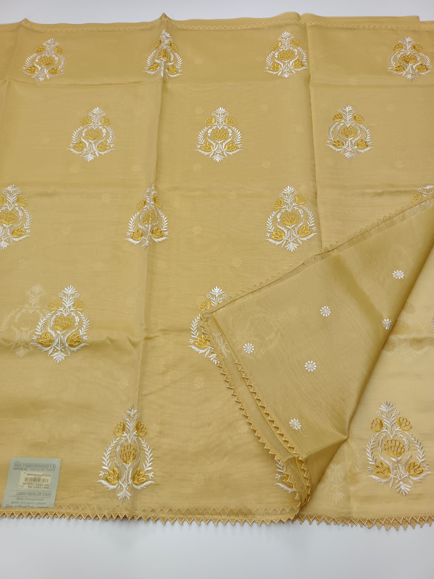 FANCY SUPERNET SAREE