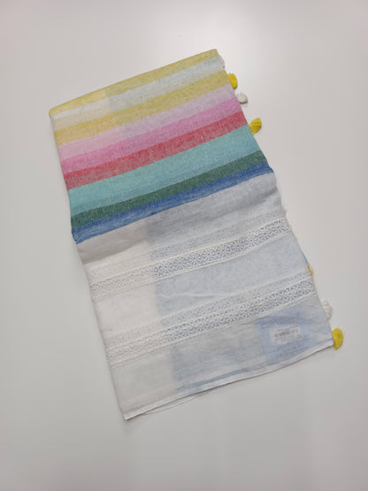 FANCY LENIN SAREE