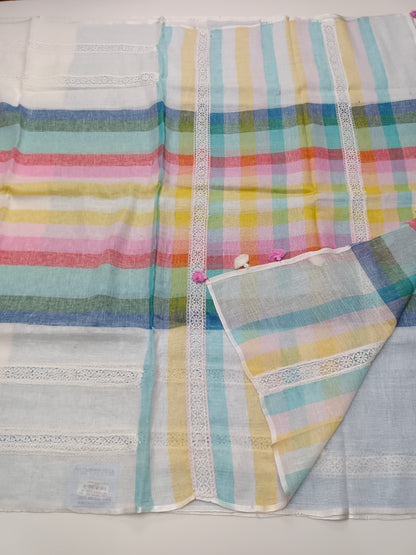 FANCY LENIN SAREE