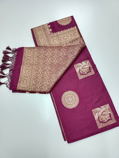 SEMI KHATAN SAREE