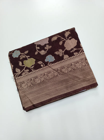 FANCY BAMBOO SILK SAREE
